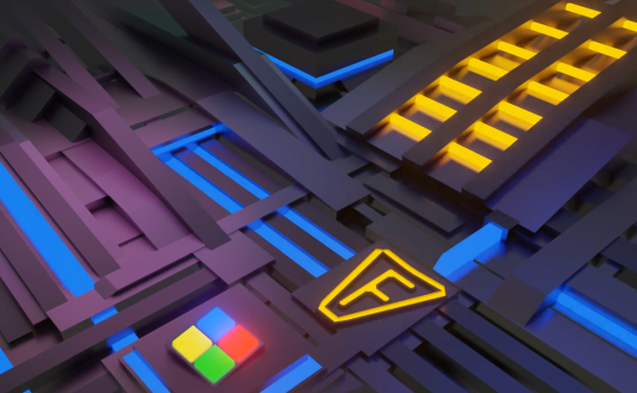 (视频壁纸)微软Windows彩色科技壁纸